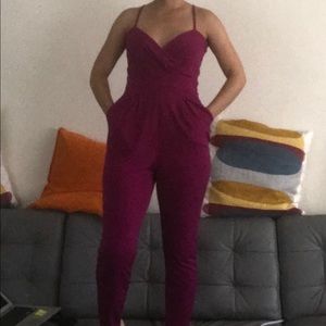 Fuchsia Jumpsuit One Piece